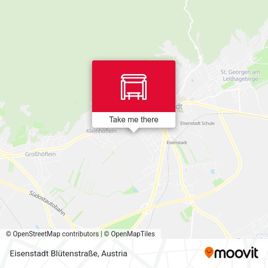 Eisenstadt Blütenstraße map