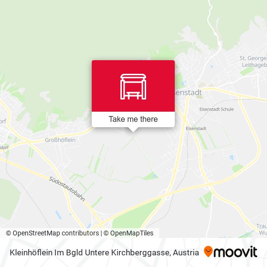 Kleinhöflein Im Bgld Untere Kirchberggasse map