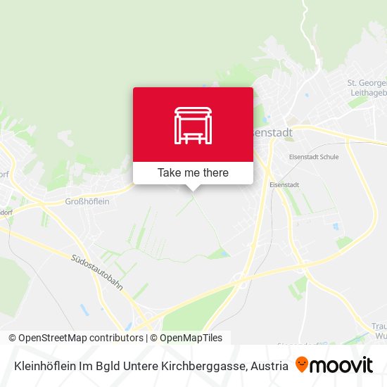 Kleinhöflein Im Bgld Untere Kirchberggasse map