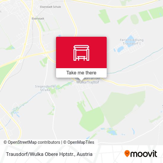 Trausdorf/Wulka Obere Hptstr. map