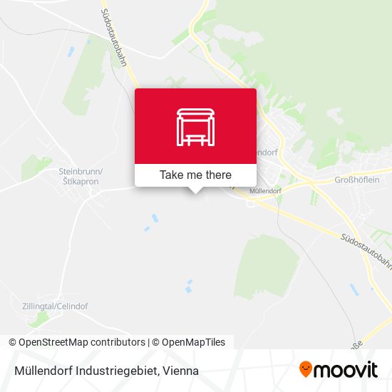 Müllendorf Industriegebiet map