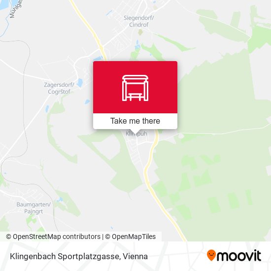 Klingenbach Sportplatzgasse map