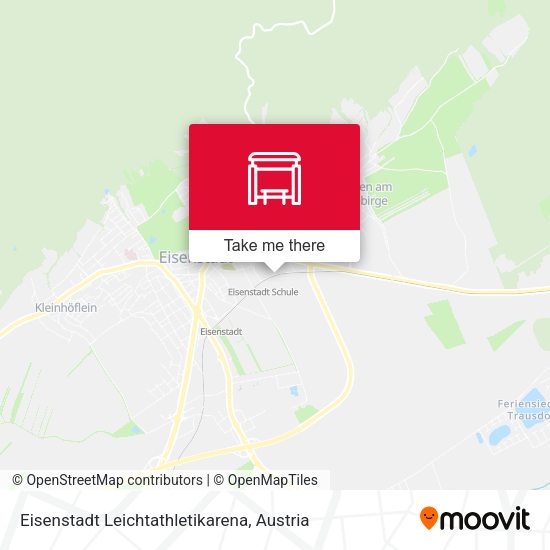 Eisenstadt Leichtathletikarena map