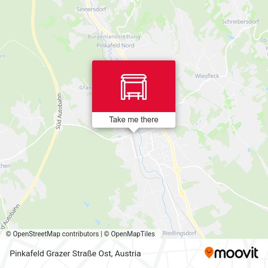 Pinkafeld Grazer Straße Ost map