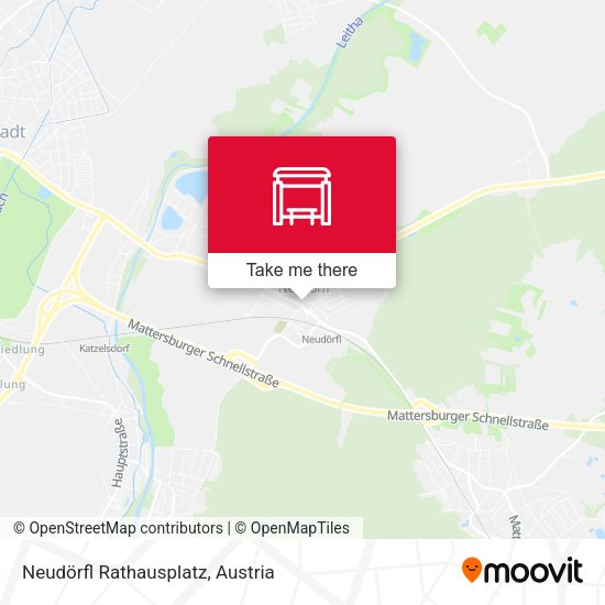 Neudörfl Rathausplatz map