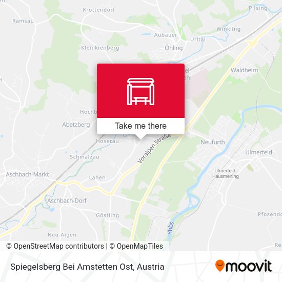 Spiegelsberg Bei Amstetten Ost map