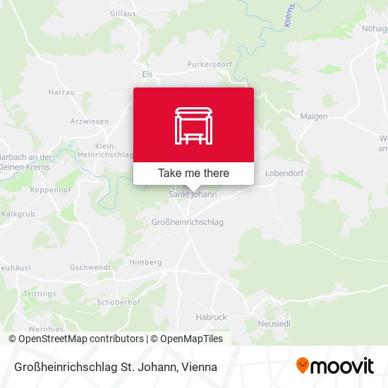 Großheinrichschlag St. Johann map