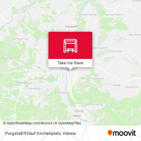 Purgstall/Erlauf Kirchenplatz map