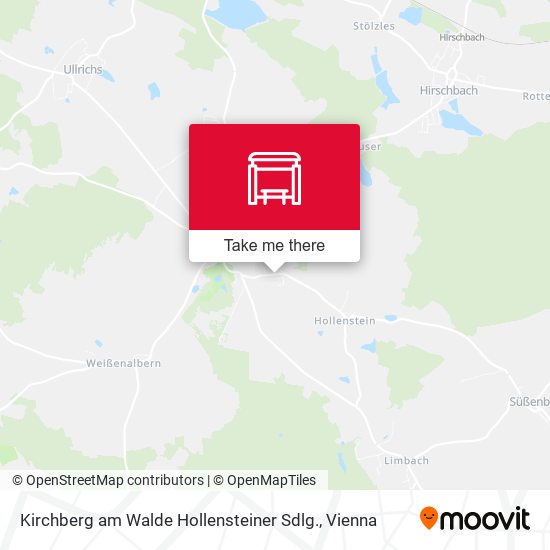 Kirchberg am Walde Hollensteiner Sdlg. map