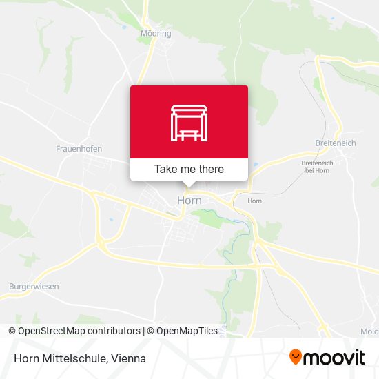 Horn Mittelschule map