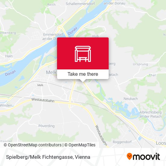 Spielberg/Melk Fichtengasse map