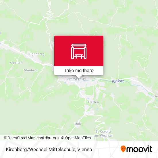 Kirchberg/Wechsel Mittelschule map