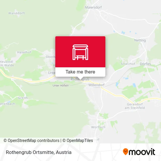 Rothengrub Ortsmitte map
