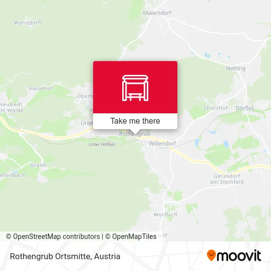 Rothengrub Ortsmitte map