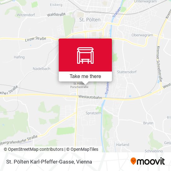 St. Pölten Karl-Pfeffer-Gasse map