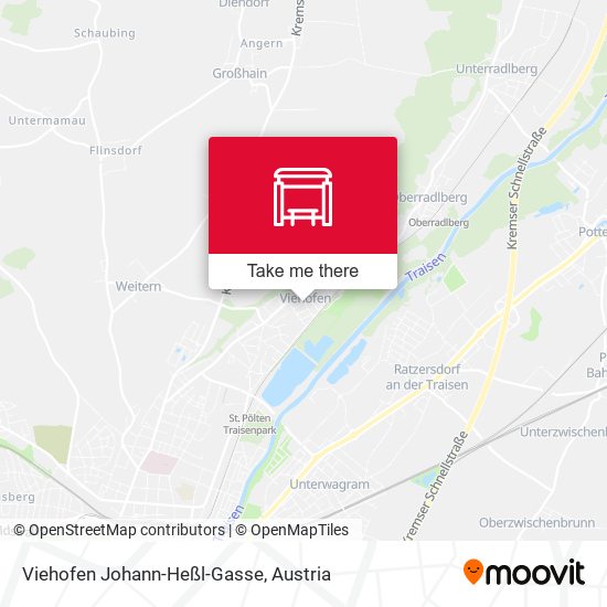 Viehofen Johann-Heßl-Gasse map