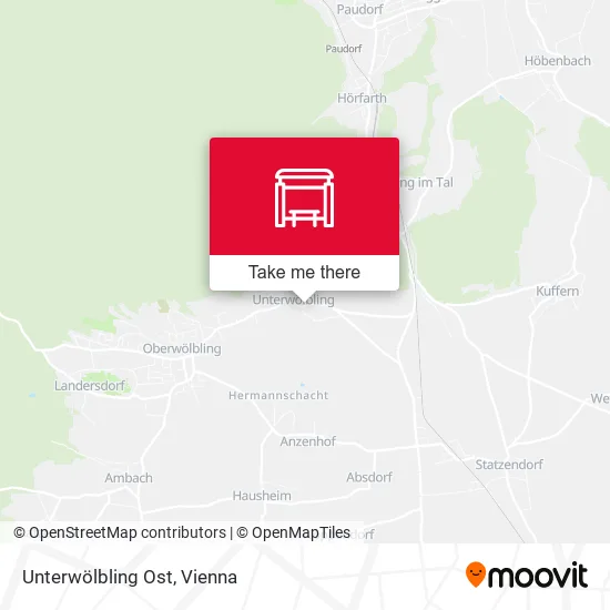 Unterwölbling Ost map