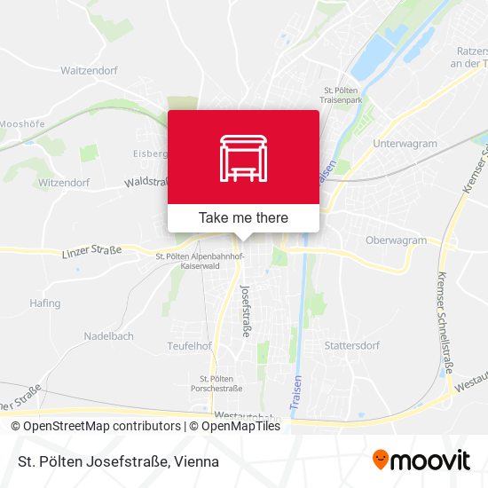 St. Pölten Josefstraße map