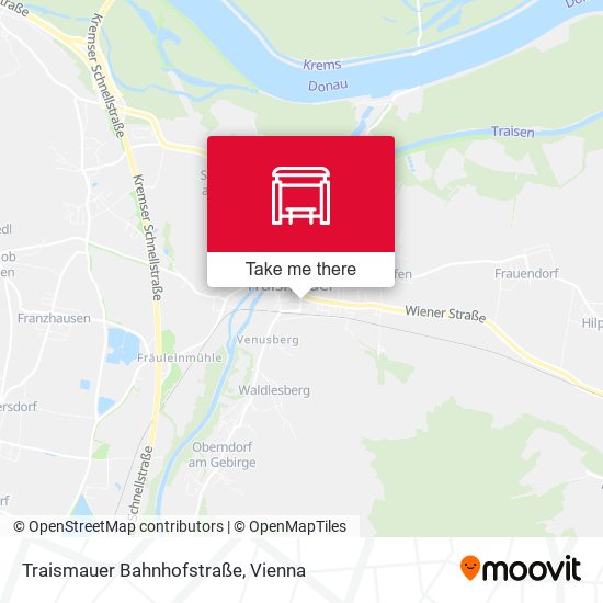 Traismauer Bahnhofstraße map