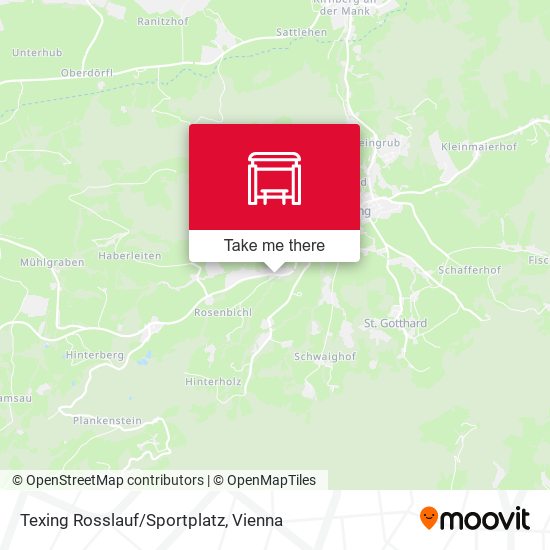 Texing Rosslauf/Sportplatz map