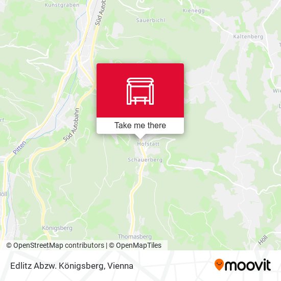 Edlitz Abzw. Königsberg map