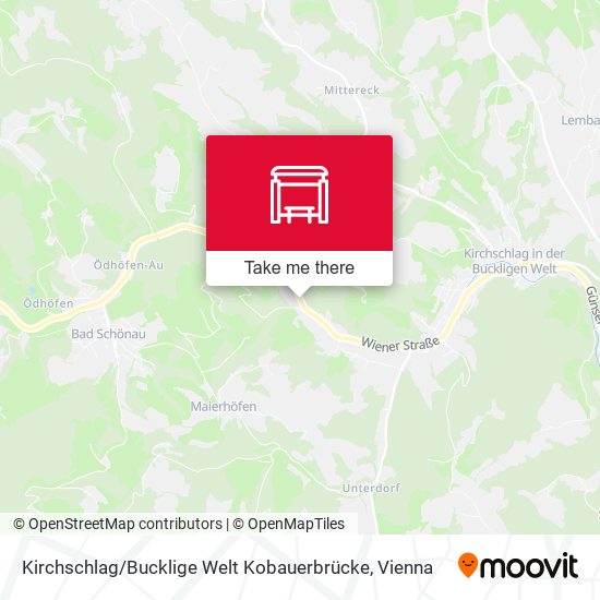 Kirchschlag / Bucklige Welt Kobauerbrücke map