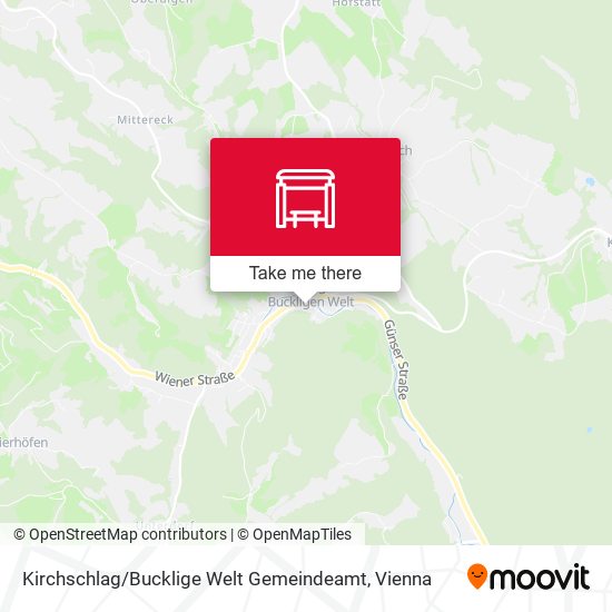 Kirchschlag / Bucklige Welt Gemeindeamt map