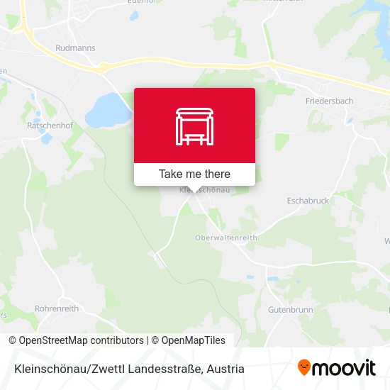 Kleinschönau / Zwettl Landesstraße map