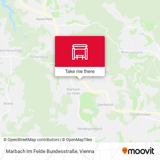 Marbach Im Felde Bundesstraße map