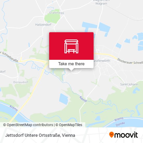 Jettsdorf Untere Ortsstraße map