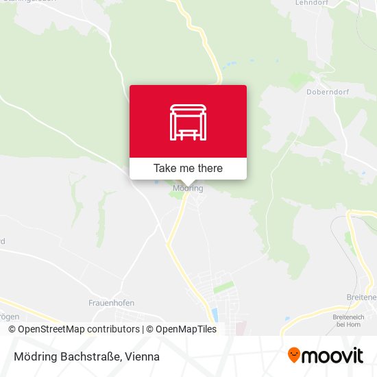 Mödring Bachstraße map