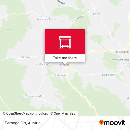 Pernegg Ort map