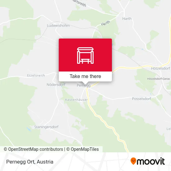 Pernegg Ort map