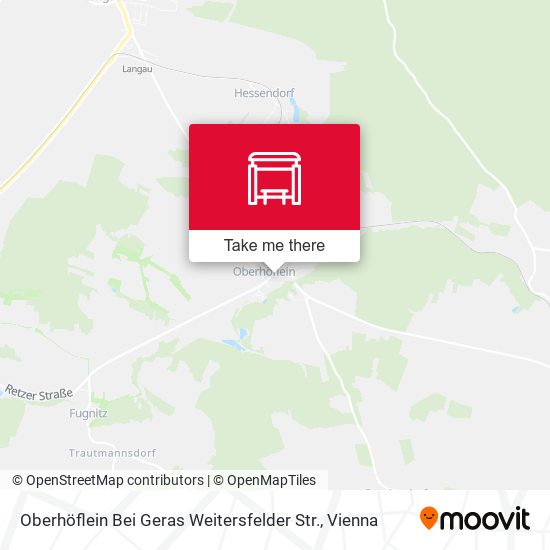 Oberhöflein Bei Geras Weitersfelder Str. map