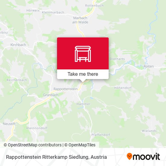 Rappottenstein Ritterkamp Siedlung map
