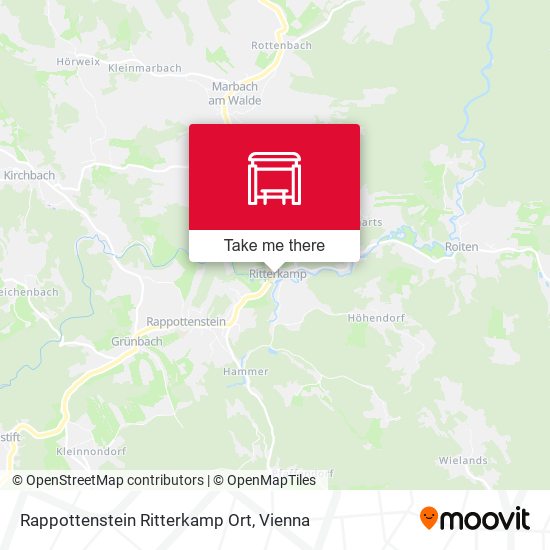 Rappottenstein Ritterkamp Ort map