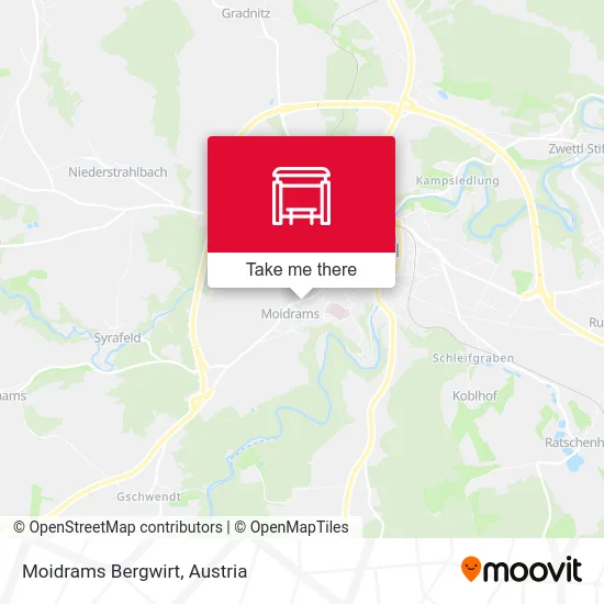 Moidrams Bergwirt map