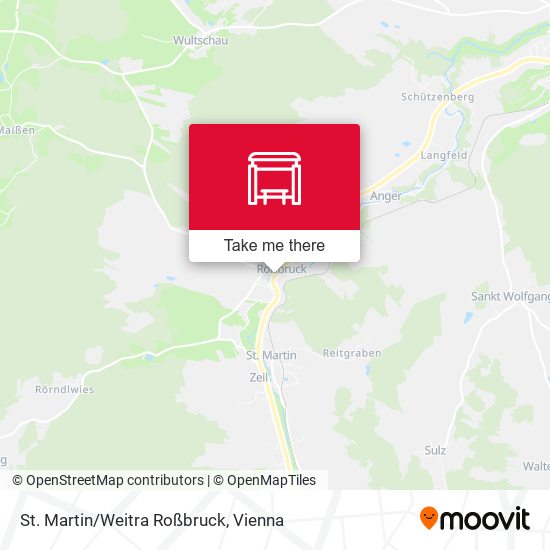 St. Martin/Weitra Roßbruck map