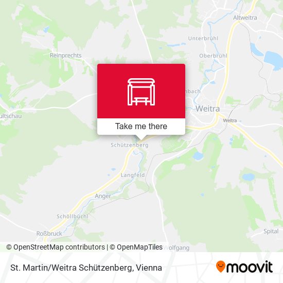 St. Martin/Weitra Schützenberg map