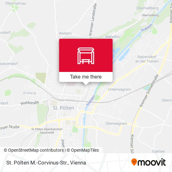 St. Pölten M.-Corvinus-Str. map