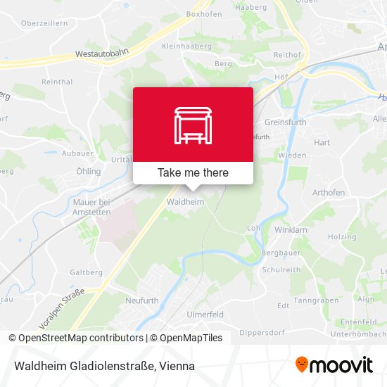 Waldheim Gladiolenstraße map