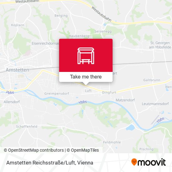 Amstetten Reichsstraße/Luft map