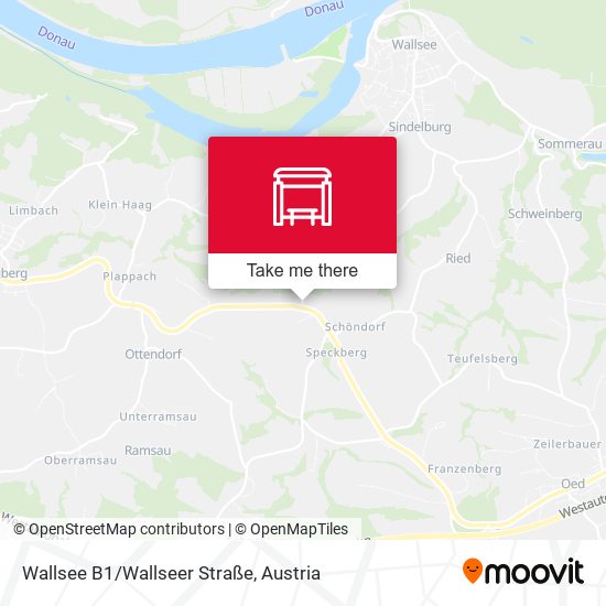 Wallsee B1/Wallseer Straße map