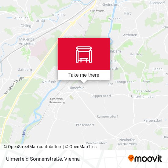 Ulmerfeld Sonnenstraße map