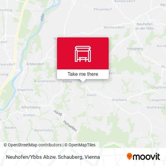 Neuhofen/Ybbs Abzw. Schauberg map