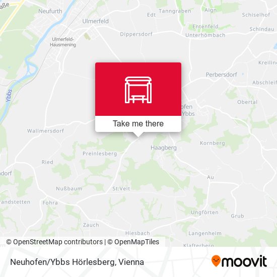 Neuhofen/Ybbs Hörlesberg map