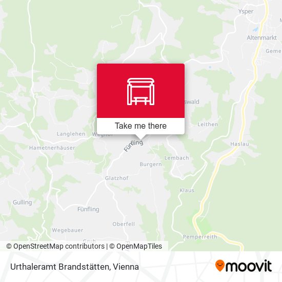 Urthaleramt Brandstätten map