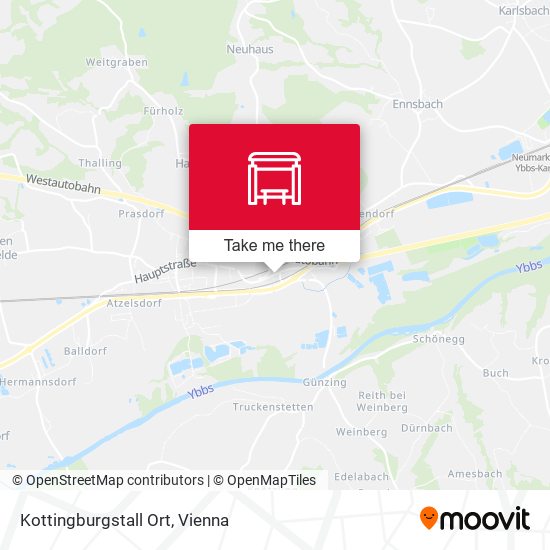 Kottingburgstall Ort map