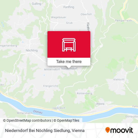 Niederndorf Bei Nöchling Siedlung map