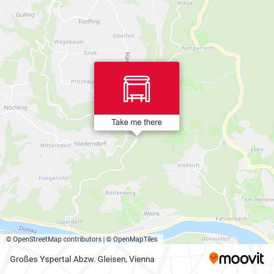 Großes Yspertal Abzw. Gleisen map